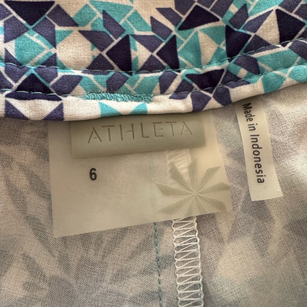 Athleta Turquoisey Patterned Skort - image 5